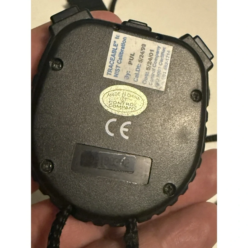 Fisher Scientific Traceable Water/Shock Resistant Stopwatch 14-649-11 Needs Batt